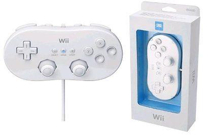 NINTENDO Joypad controller analogico con cavo per Nintendo Wii bianco